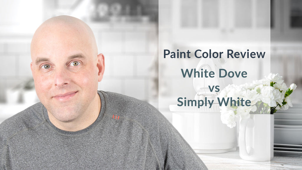 Benjamin Moore White Dove vs Simply White Color Review